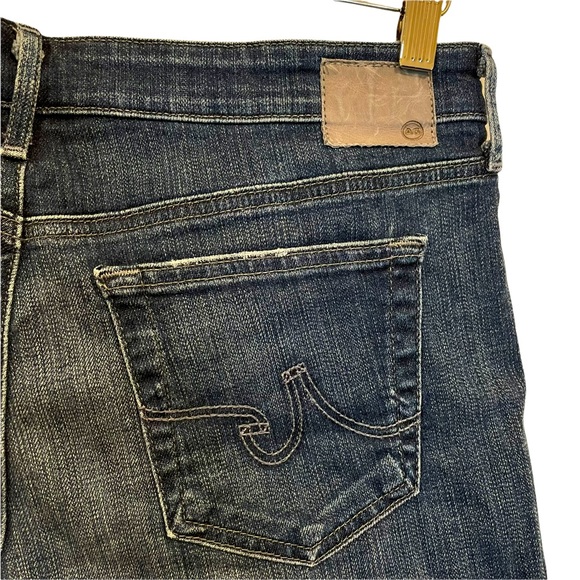 AG Hailey Ex Boyfriend Roll Up Blue Denim Short 30 jeans jean shorts bf EUC pant - Picture 6 of 8